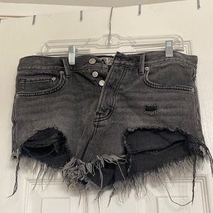 Free people jean shorts